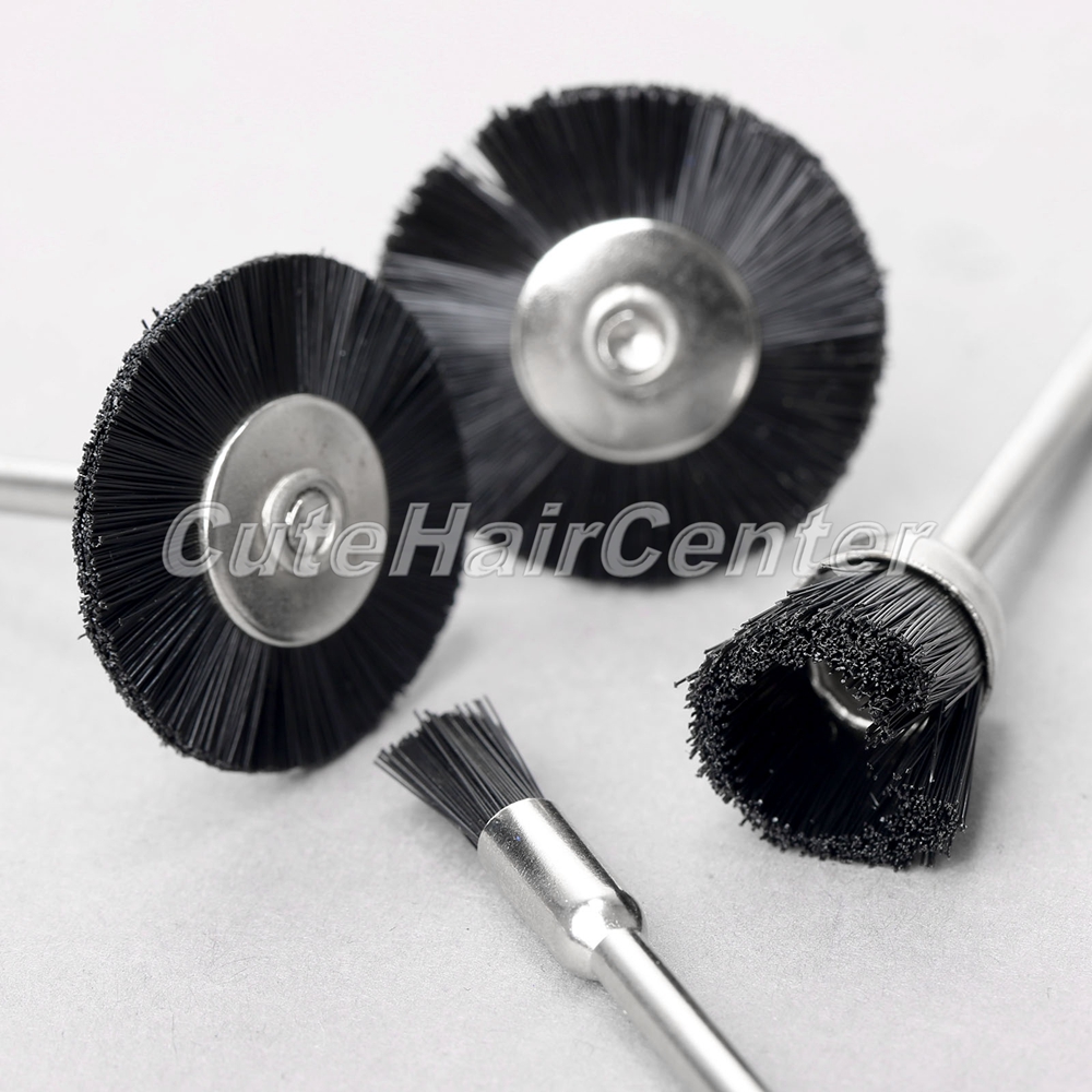 15Pc Nylon Steel Polishing Wheel Buffing Cup Flat Pen Brushes for