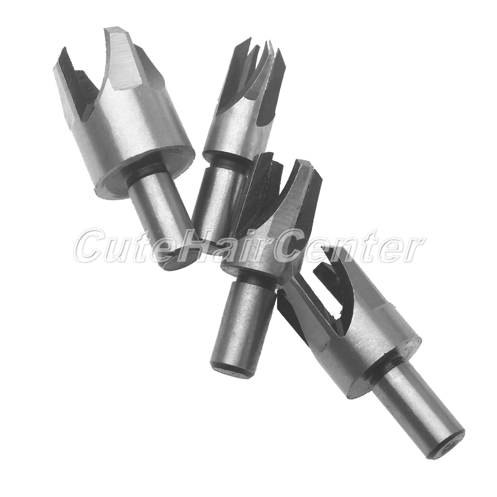 5/8" 1/2" 3/8" 1/4" Claw Wood Plug Cutter Dowel Woodwork Tool Claw Drill Bit Set eBay