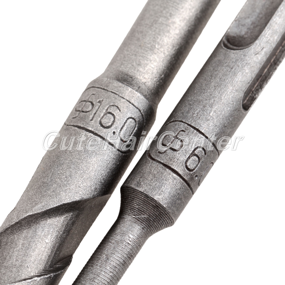 6mm16mm SDS Twist Drill Bits Kit Round Handle For Concrete Granite
