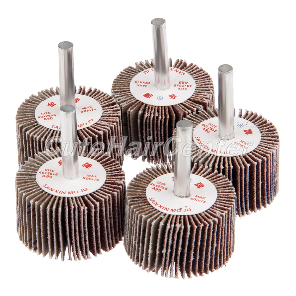 5Pcs 80 Grit Sanding Flap Disc Wheel Polishing Woodworking Grinder