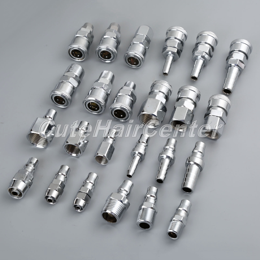 1 1 4 3 8 1X Air Hose Connector Fitting 1/4 3/8 1/2BSP Female Male Coupling for